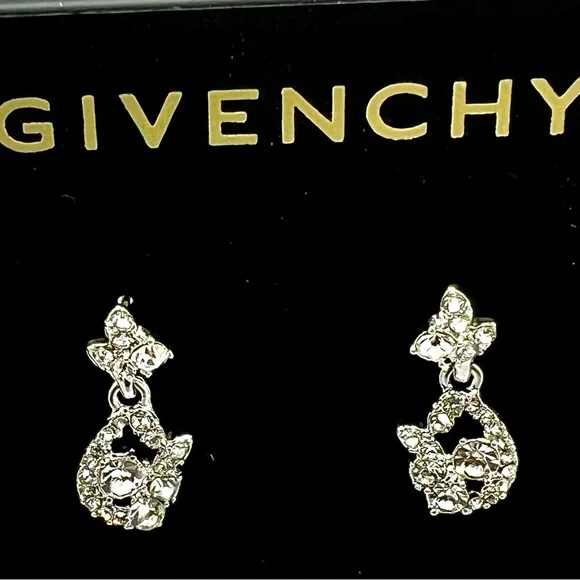 Givenchy Crystal Earrings  NWT - Picture 4 of 7